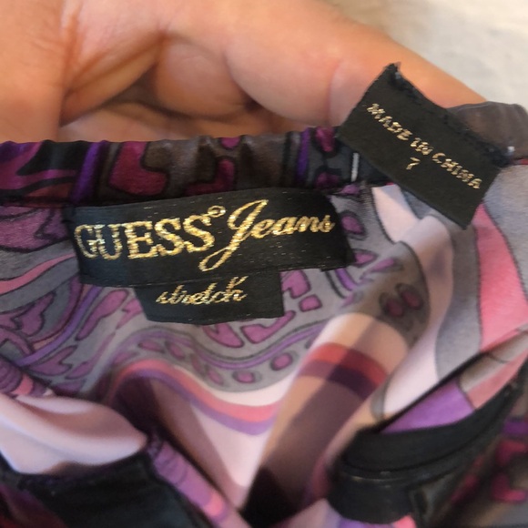 Guess abstract Y2K funky mini dress - Picture 6 of 7